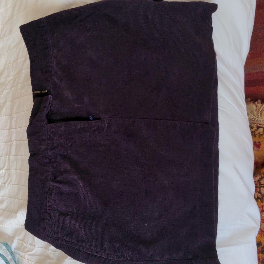 Jcrew corduroy mini skirt purple